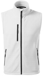 KAMIZELKA POLAROWA UNISEX MALFINI EXIT 525, BIAŁY