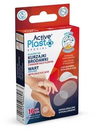 ACTIVE PLAST Plastry na kurzajki i brodawki, 16