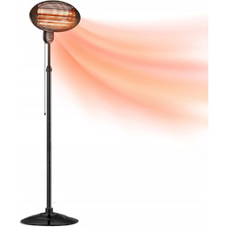 Lampa Grzewcza Stojąca Promiennik Nagrzewnica Do Ogrodu Tarasu