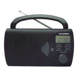 Radio Hyundai Pr 200B Fm Zegar Budzik Baterie