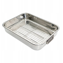 KitchenCraft brytfanna z rusztem ze stali nierdzewnej 43