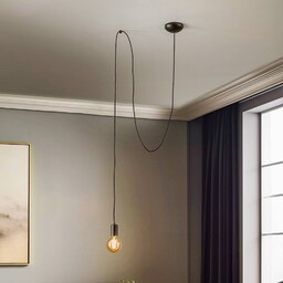 Nowodvorski Lighting Lampa wisząca Spider, czarna, 1-punktowa