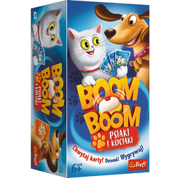 Boom Boom Psiaki i Kociaki, gra planszowa, Trefl