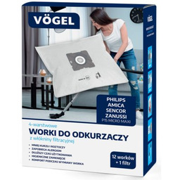 VÖGEL Worek do odkurzacza P15 (12 sztuk)