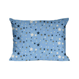 Extrapościel Poszewka bawełniana 40x40 364K gwiazdki niebieska Kids