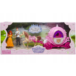 Para królewska w karecie zestaw zabawek Figurki