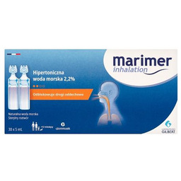 MARIMER Inhalation Hipertoniczna woda morska 2,2%- 30amp. x
