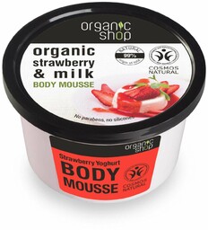 ORGANIC SHOP_Organic Strawberry & Milk Body Mousse mus