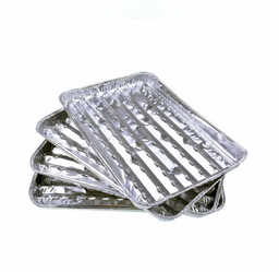 Tacki aluminiowe na grilla duże - 34 cm