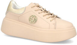 Sportowe buty damskie - FILIPPO DP6058/24 BEŻOWE