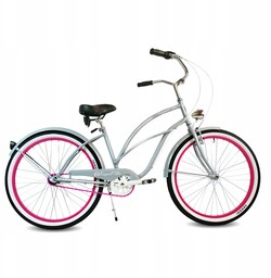 Damski rower miejski 26 RoyalBi holenderski różowy Pink