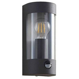 Lindby - Junias Ścienna Lampa Ogrodowa w/Sensor Dark
