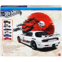 Hot Wheels Zestaw pojazdów Silver Series Streets of