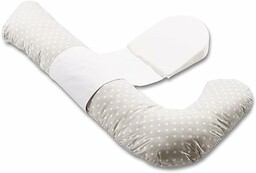 Italbaby Poduszka ciążowa Dobranoc, szara, wielokolorowa, jeden rozmiar