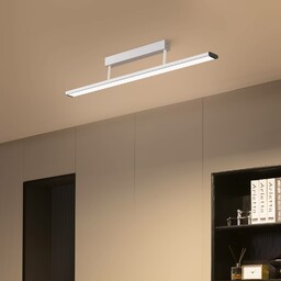 Prios Yuela sufitowa LED, DALI, 100 cm, srebrna