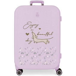 Enso Beautiful Day Walizka, Liliowy, Maleta mediana, średnia