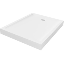 Brodzik prostokątny MARELLE 140x80x11,5 biały TER-0300