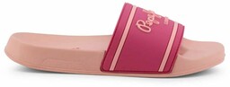 Klapki marki Pepe Jeans model SLIDER_PLS70112 kolor Różowy.