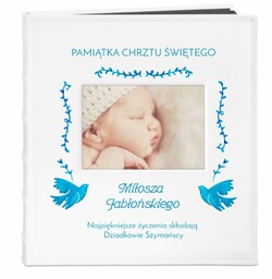 Album na zdjęcia z okienkiem i nadrukiem
