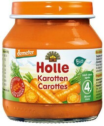 HOLLE Bio Danie dla niemowląt Marchewka, 125g