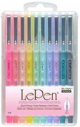 ZESTAW CIENKOPISÓW KREŚLARSKICH UCHIDA PASTEL 10SZT. 4300-10P 204510