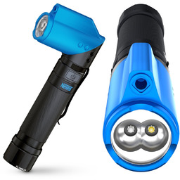 Latarka taktyczna akumulatorowa 1000 lm USB-C UV LASER
