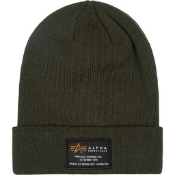 Czapka zimowa ALPHA INDUSTRIES CREW oliwkowa 128924 257