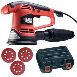 Szlifierka mimośrodowa 480W 125mm walizka Black Decker KA191EK