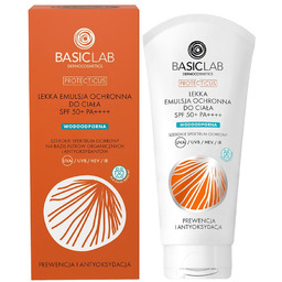 BasicLab Prewencja i Antyoksydacja SPF 50+ PA++++ Lekka