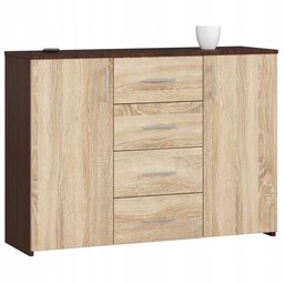 Komoda salon 110 wenge sonoma 4 szuflady 2