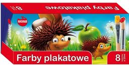 Farby plakatowe 8 kolorów 20 ml Mona 1300098