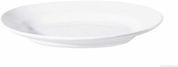 ASA 4730147 Grande owalna głęboka płytka ceramiczna, biała