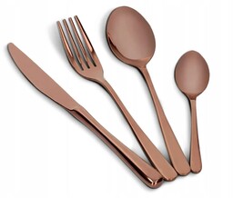 Zestaw sztućców Zwieger Vesper Coppery 24el. stal miedziany