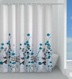 Zasłonka prysznicowa 180x200cm, polyester RICORDI