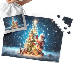 PUZZLE - BOŻE NARODZENIE MIKOŁAJ ŚWIĘTA ŚWIĄTECZNE WZORY