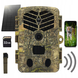 Fotopułapka Ir 940NM Kamera Leśna Noktowizyjna Wifi 2,7K