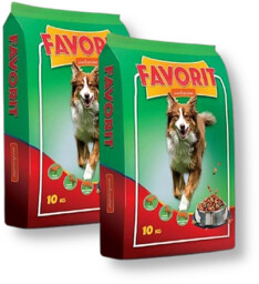 Favorit Karma sucha dla psa z wołowiną 2x10kg