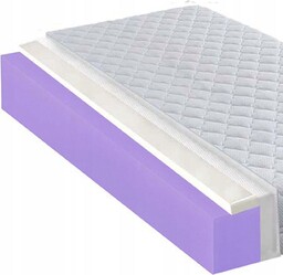 Materac 110X200X14 ortopedyczny visco memory miękki piankowy H3