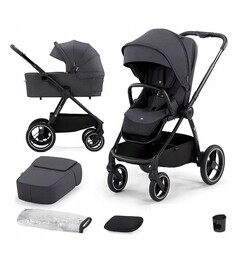Kinderkraft Nea Dark Grey 2w1 Wózek Wielofunkcyjny