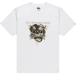 t-shirt męski QUIKSILVER CORE SKULL WHITE
