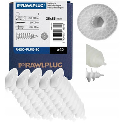 Rawlplug Kołek Spiralny do styropianu do mocowania