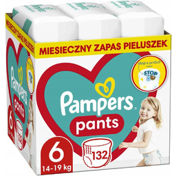 Pampers Pants 6 Pieluchomajtki 132 Szt Pieluszki
