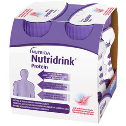 Nutridrink Protein rześki smak czerwone owoce, 4x 125