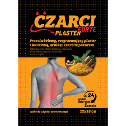Czarci Plaster rozgrzewający Forte, 1 sztuka