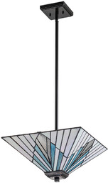 Elstead Lighting Witrażowa lampa wisząca Alderley TF-ALDERLEY-F-P Elstead