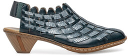 Sandały Rieker 46778-10 Turkusowy