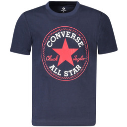 KOSZULKA CONVERSE Z KRÓTKIM RĘKAWEM DLA DZIECI, NIEBIESKA