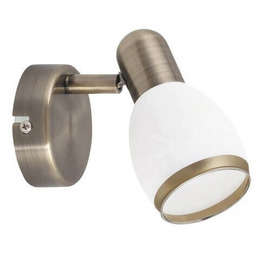 Rabalux Klasyczny kinkiet ścienny ELITE 5970 szklany metalowy