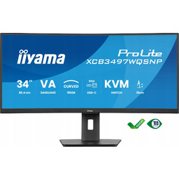 Monitor zakrzywiony iiyama ProLite XCB3497WQSNP-B1 34" Uwqhd Usb-c