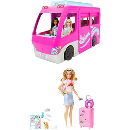 Barbie Malibu w podróży; Zestaw podróżny z lalką